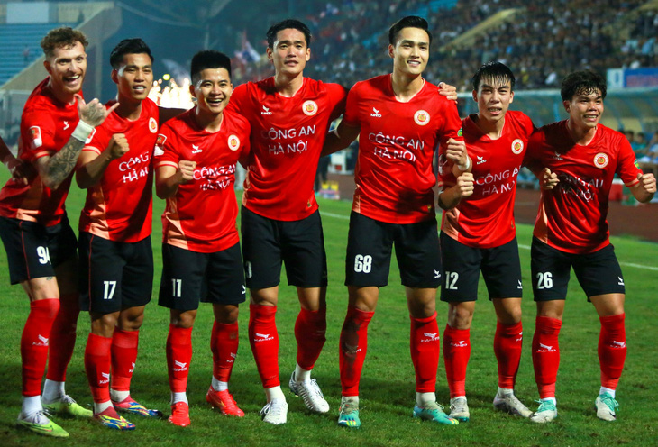 Công an Hà Nội của Quang Hải đang chơi khá ổn định ở V-League - Ảnh: CAHN