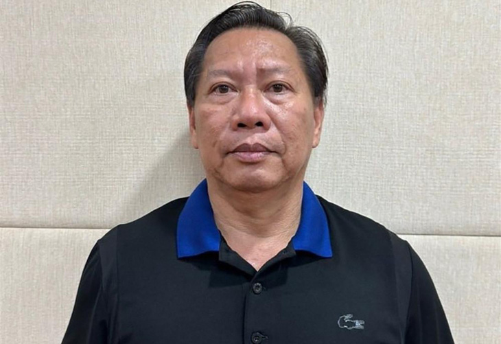 Ông Trần Anh Thư, phó chủ tịch tỉnh An Giang, cũng bị bắt trong cùng vụ án, về tội nhận hối lộ - Ảnh: Bộ CA
