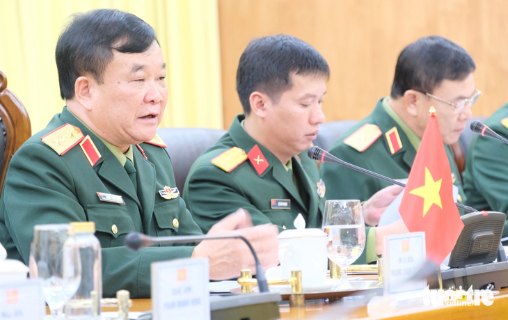 Thượng tướng Hoàng Xuân Chiến - thứ trưởng Bộ Quốc phòng Việt Nam - Ảnh: HÀ THANH