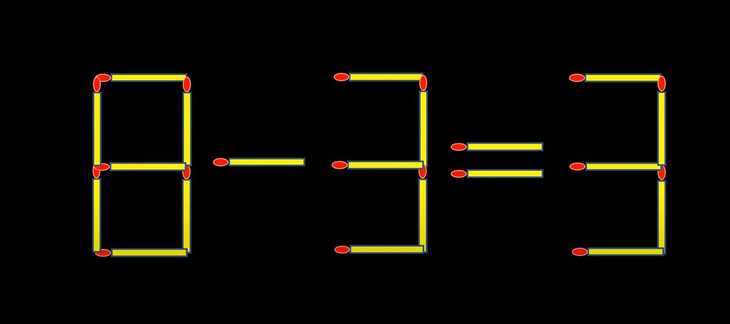 Thử tài IQ: Di chuyển hai que diêm để 7+3=3 thành phép tính đúng- Ảnh 3.