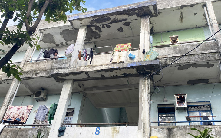 Người dân Đà Nẵng nơm nớp ở chung cư xuống cấp, các khối nhà đều ở mức độ nguy hiểm cấp C