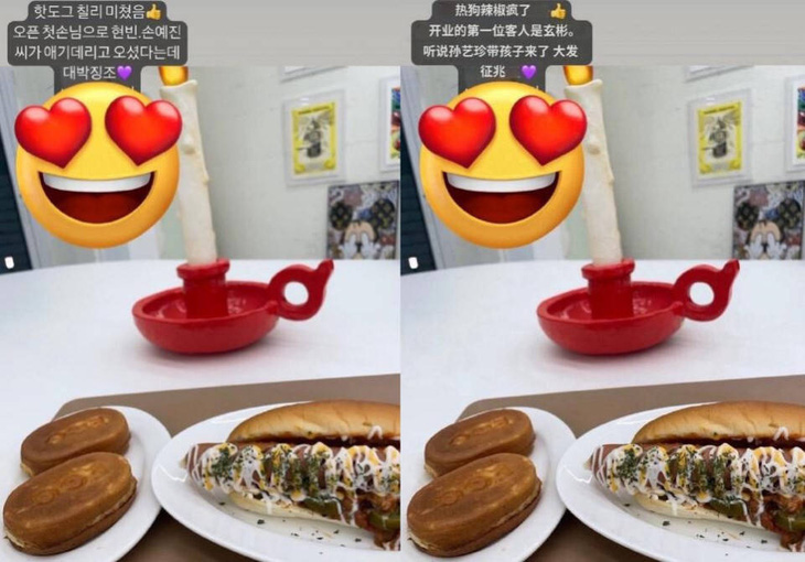Người hâm mộ đã đăng ảnh bữa ăn của gia đình Bin - Jin