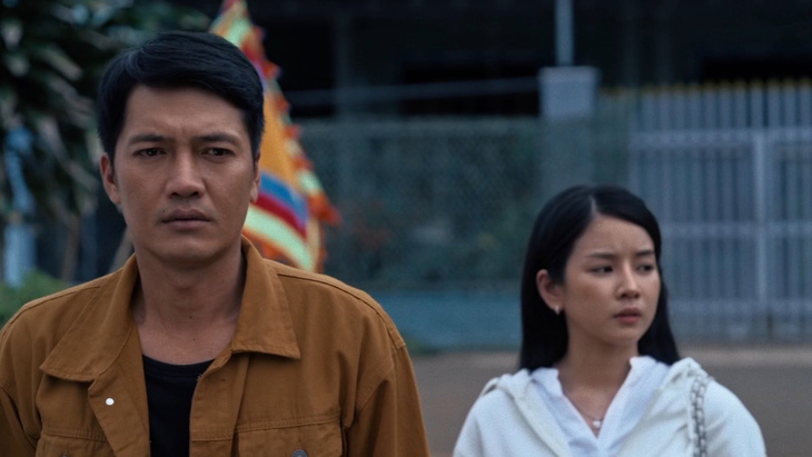 Quang Tuấn và Mie đóng vai một cặp yêu nhau trong phim - Ảnh: ĐPCC