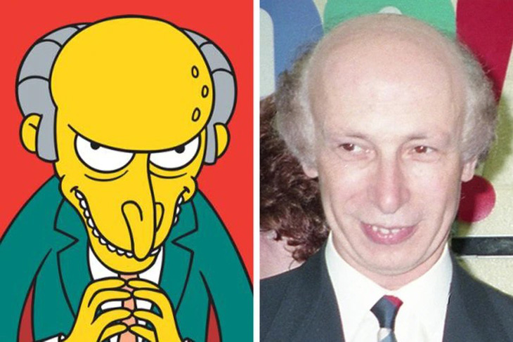 Nhân vật Mr.Burns trong phim The Simpsons và một người dùng ẩn danh trên imgur.