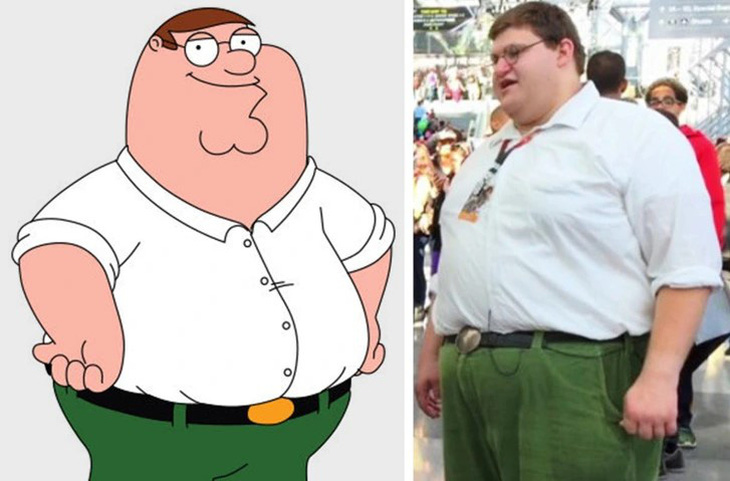 Nhân vật Peter Griffin trong phim Family Guy và một người dùng có tên thereisnolifeiknowtocomparewithpureimagination trên imgur.