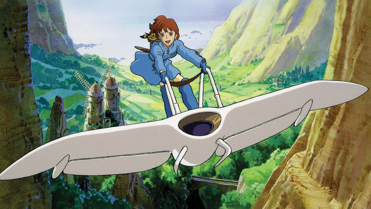 Cảnh trong phim Nausicaä of the Valley of the Wind.