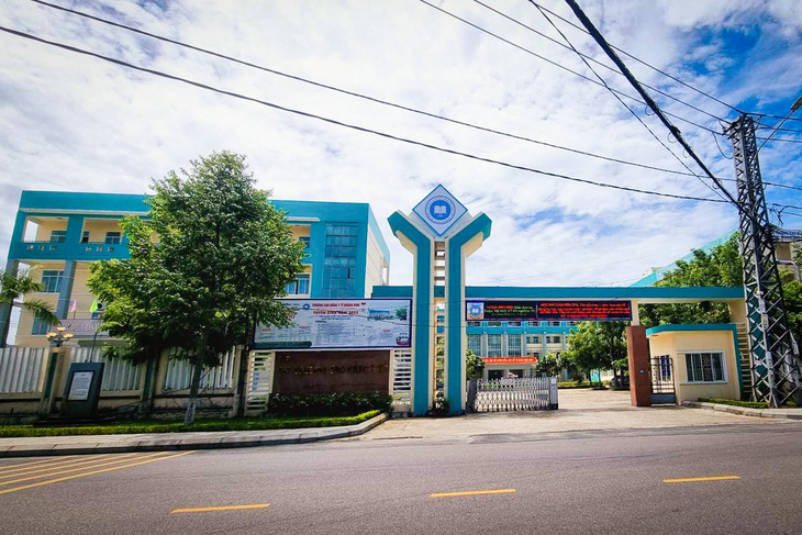 Trường cao đẳng Y tế Quảng Nam trên đường Nguyễn Du, TP Tam Kỳ - Ảnh: H.B. 