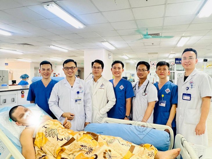 Bệnh nhân M.Đ.M., 46 tuổi, trú huyện Định Hóa, tỉnh Thái Nguyên, đã phục hồi - Ảnh: Bệnh viện Trung ương Thái Nguyên
