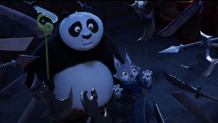 Cuộc phiêu lưu nhập Kung Fu Panda 4 tiếp tục không nhiều sự xuất hiện nay của những hero cũ - Ảnh: DreamWorks