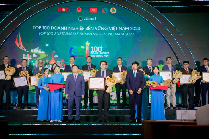 C.P. Việt Nam được vinh danh trong top 100 doanh nghiệp bền vững Việt Nam năm 2023- Ảnh 2.