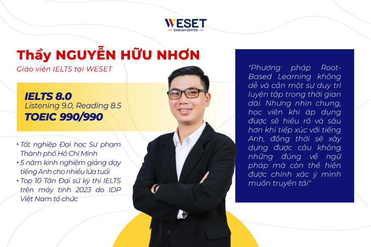 Học tiếng Anh với phương pháp Root-Based Learning tại WESET English Center- Ảnh 3.