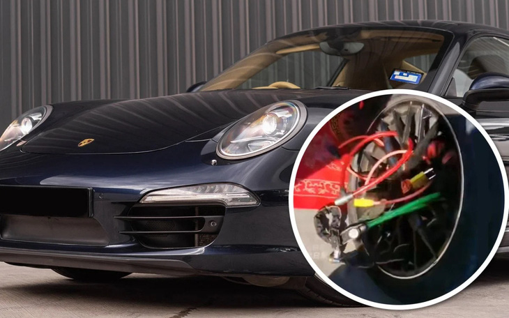 Tục cưới lạ: Khóa bánh xe Porsche của chú rể