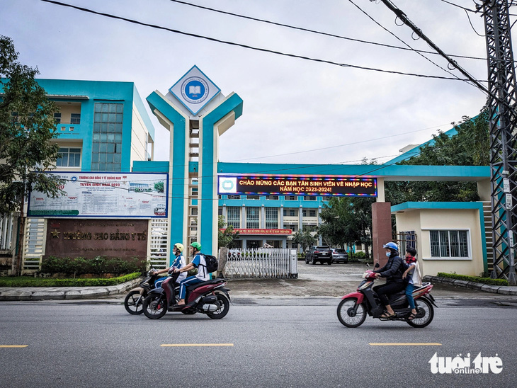 Trường cao đẳng Y tế Quảng Nam, nơi xảy ra nợ lương giảng viên 6 tháng qua - Ảnh: TẤN LỰC 
