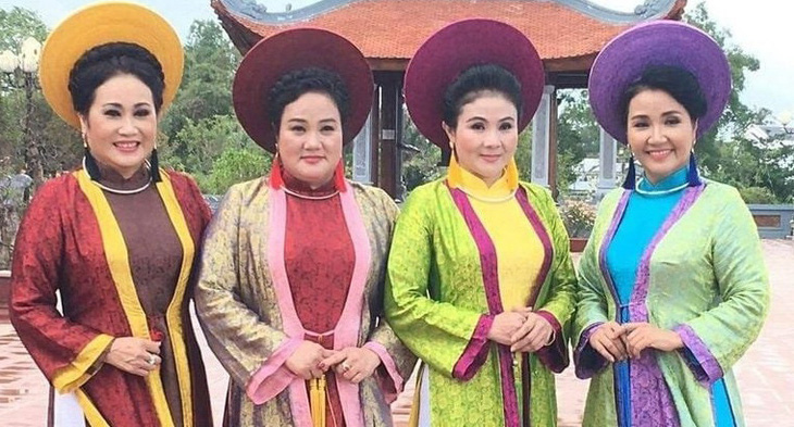 Bốn chị em nghệ sĩ Thanh Hằng, Thanh Ngọc, Thanh Ngân và Ngân Quỳnh - Ảnh: Tư liệu