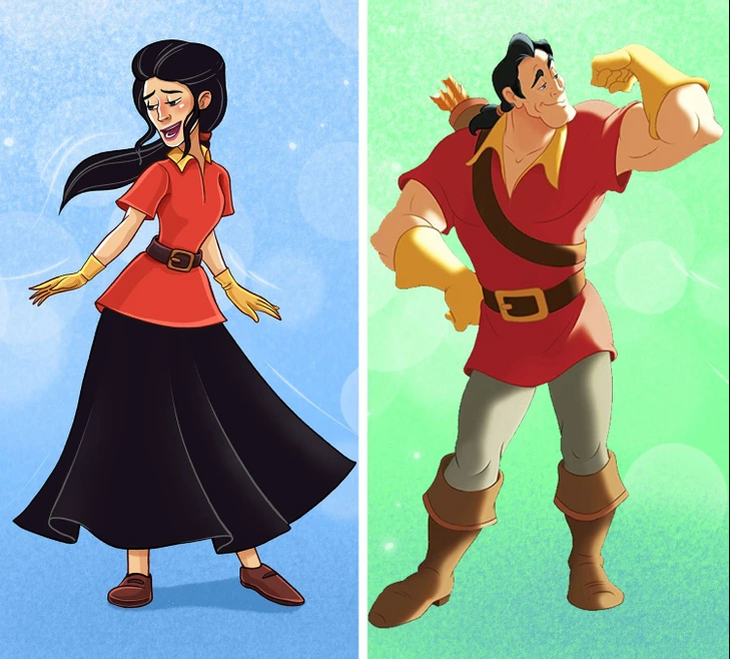 Nhân vật Gaston trong phim Beauty and the Beast. 