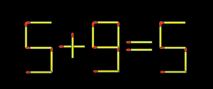 Thử tài IQ: Di chuyển một que diêm để 5+1=4 thành phép tính đúng- Ảnh 3.