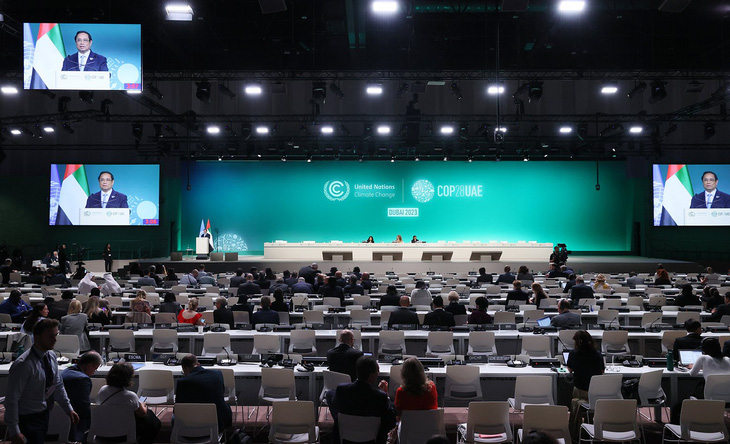 Thủ tướng phát biểu tại Hội nghị thượng đỉnh hành động khí hậu thế giới - Ảnh: D.GIANG