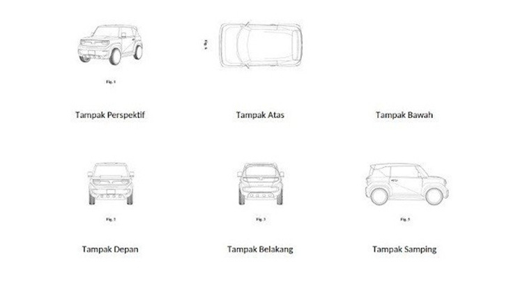 Hình ảnh đăng ký bản quyền dưới tên VinFast ở Indonesia - Ảnh: Cục Bản quyền và Kiểu dáng công nghiệp Indonesia
