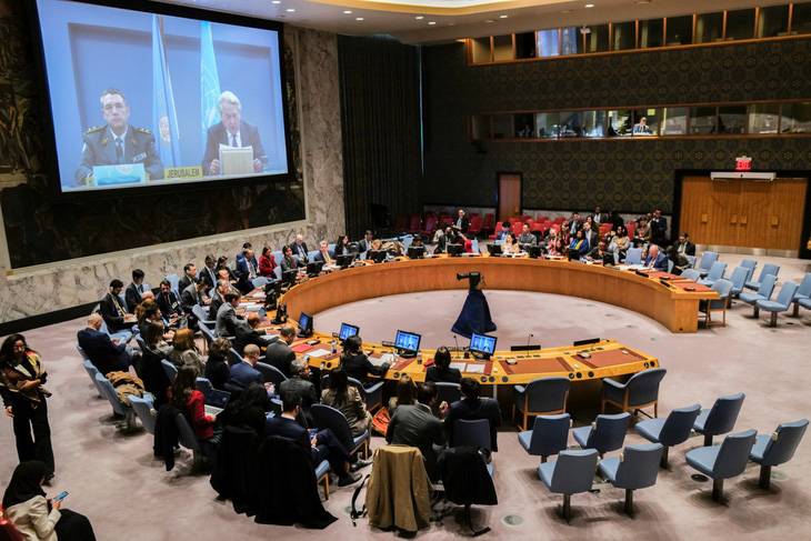 Cuộc họp của Hội đồng Bảo an Liên Hiệp Quốc tại New York, Mỹ, ngày 19-12 - Ảnh: AFP