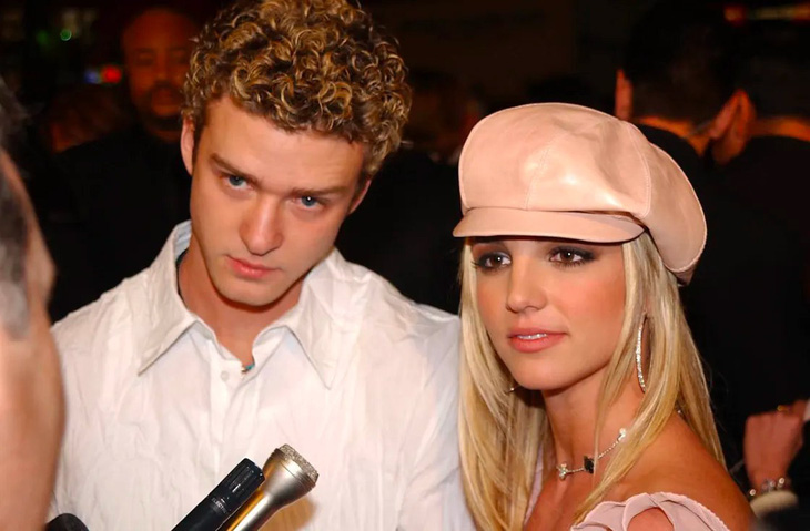 Britney Spears và Justin Timberlake thời còn bên nhau - Ảnh: FilmMagic