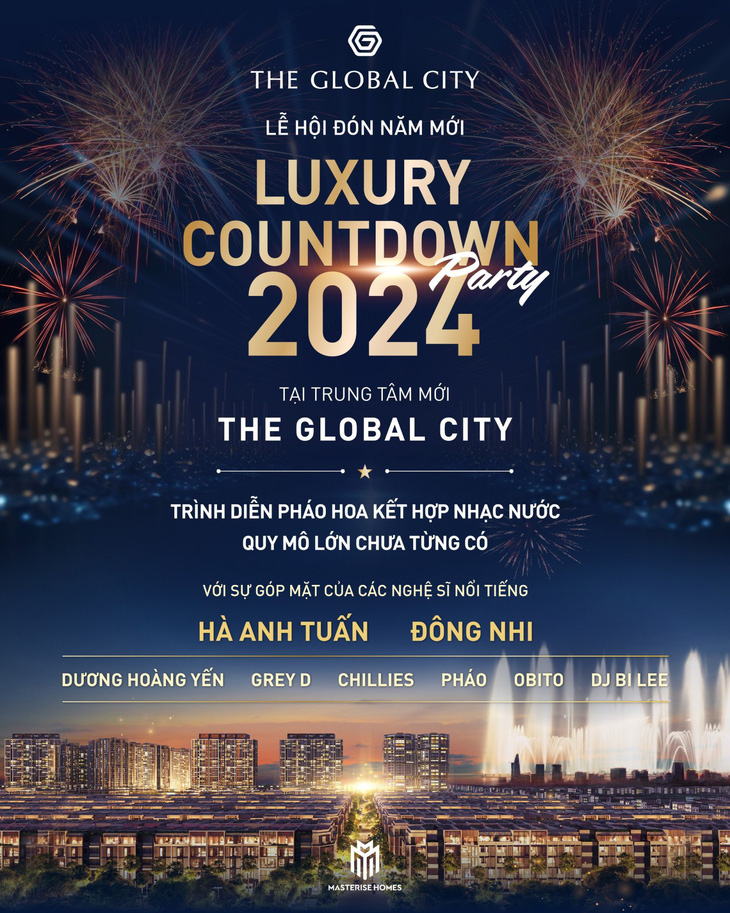 Thông tin về lễ hội đón năm mới 2024 tại The Global City