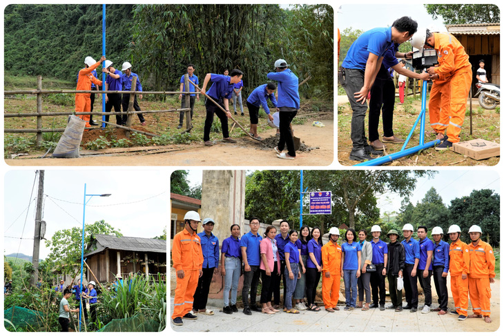 Đoàn Thanh niên Công ty Điện lực Quảng Trị triển khai các chương trình “Thắp sáng đường quê”