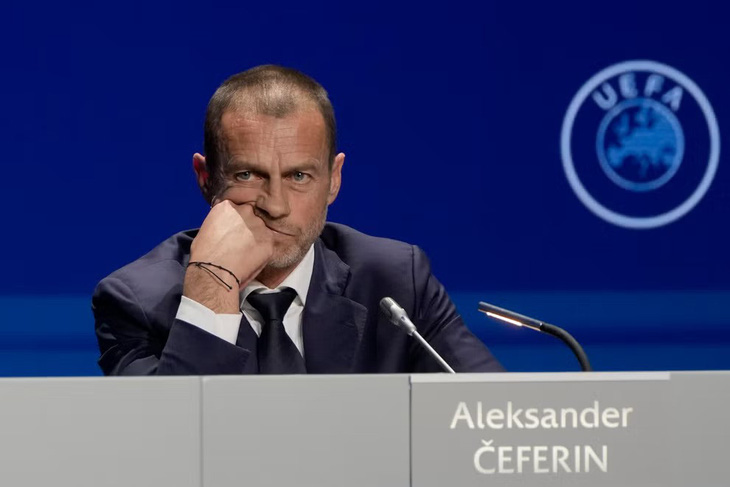 Chủ tịch UEFA Aleksander Ceferin không thể ngăn cản việc tổ chức Super League - Ảnh: AP