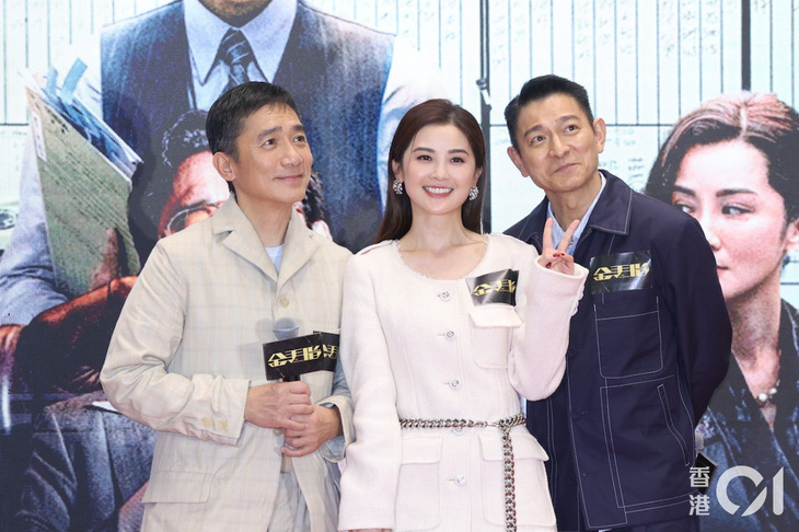 Bộ ba diễn viên chính phim Ngón tay vàng gồm Lương Triều Vỹ, Thái Trác Nghiên và Lưu Đức Hoa