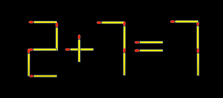 Thử tài IQ: Di chuyển hai que diêm để 2-0=1 thành phép tính đúng- Ảnh 3.