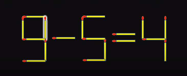 Thử tài IQ: Di chuyển hai que diêm để 9+9=1 thành phép tính đúng- Ảnh 4.