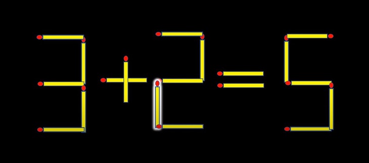 Thử tài IQ: Di chuyển hai que diêm để 7-4=6 thành phép tính đúng- Ảnh 4.