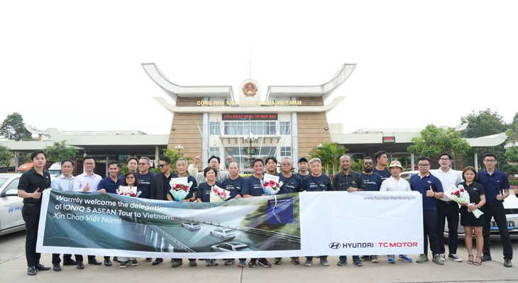 Hyundai Ioniq 5 có mặt tại điểm cuối hành trình ASEAN Tour là TP.HCM, Việt Nam - Ảnh: Hyundai