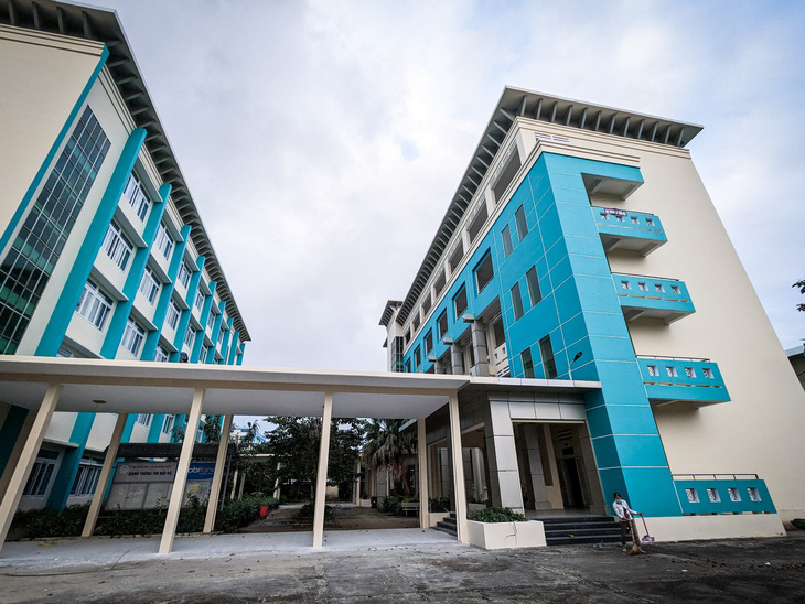 Khu phòng học tại Trường Cao đẳng Y tế Quảng Nam - Ảnh: TẤN LỰC