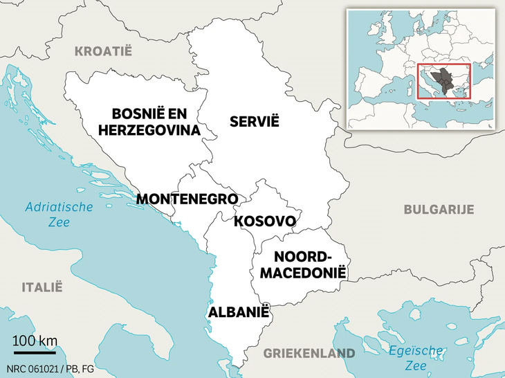 Các nước tây Balkan. Ảnh: Europa Forum