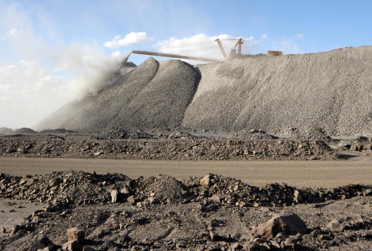 Mỏ Bayan Obo, nơi chứa 70% trữ lượng đất hiếm đã được phát hiện trên toàn cầu, ở khu tự trị Nội Mông Cổ, Trung Quốc - Ảnh: REUTERS