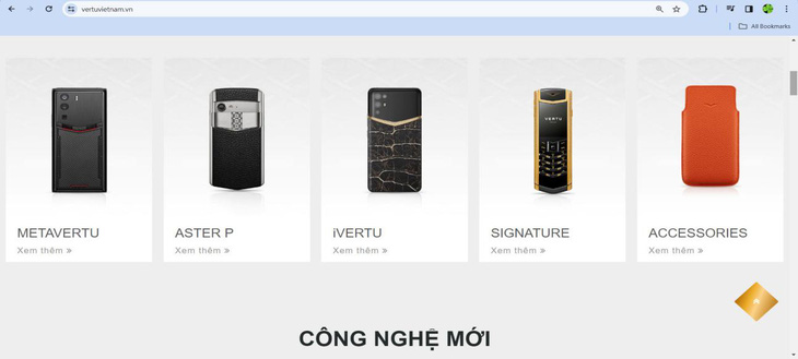 Cảnh giác website mạo danh Vertu Việt Nam- Ảnh 2.
