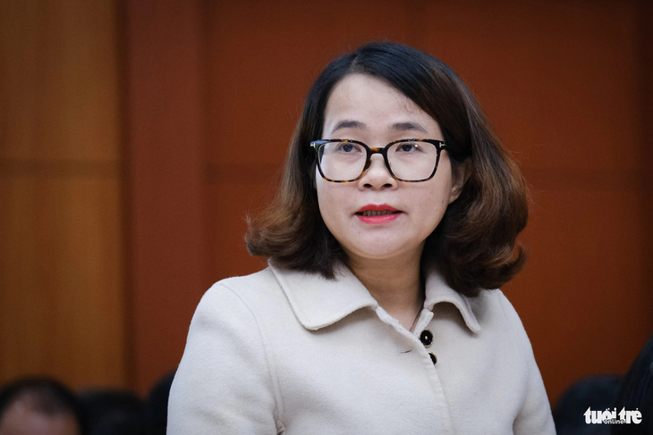 Bà Trần Thị Kim Hoa, giám đốc Sở Nội vụ tỉnh Quảng Nam - Ảnh: TẤN LỰC 