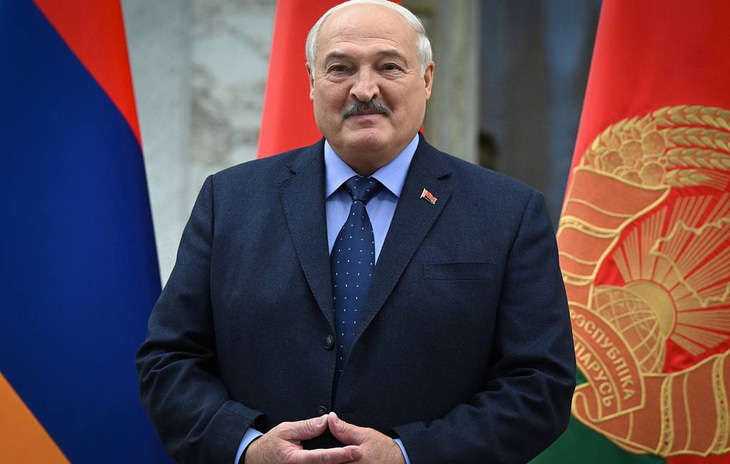 Tổng thống Belarus Alexander Lukashenko nói vũ khí hạt nhân của Nga đã đến Belarus - Ảnh: TASS