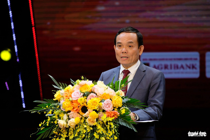 Phó thủ tướng Trần Lưu Quang phát biểu tại buổi lễ
