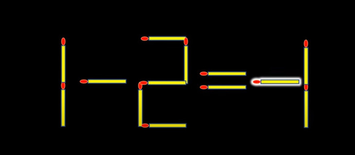 Thử tài IQ: Di chuyển một que diêm để 1-2=7 thành phép tính đúng- Ảnh 2.