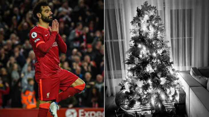 Salah đón Giáng sinh với &quot;trái tim nặng trĩu&quot; khi nghĩ đến các gia đình nạn nhân trong cuộc chiến ở Gaza - Ảnh: Daily Mail