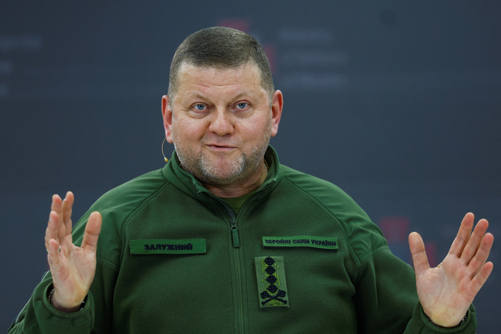 Tổng tư lệnh các lực lượng vũ trang Ukraine Valery Zaluzhnyi - Ảnh: REUTERS