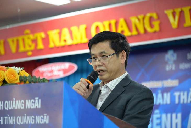 TS.BS. Nguyễn Đình Tuyến, giám đốc Bệnh viện Sản Nhi Quảng Ngãi – nhấn mạnh bệnh viện nâng cao được hiệu quả vận hành, giảm các chi phí văn phòng phẩm, tối ưu không gian kho lưu trữ