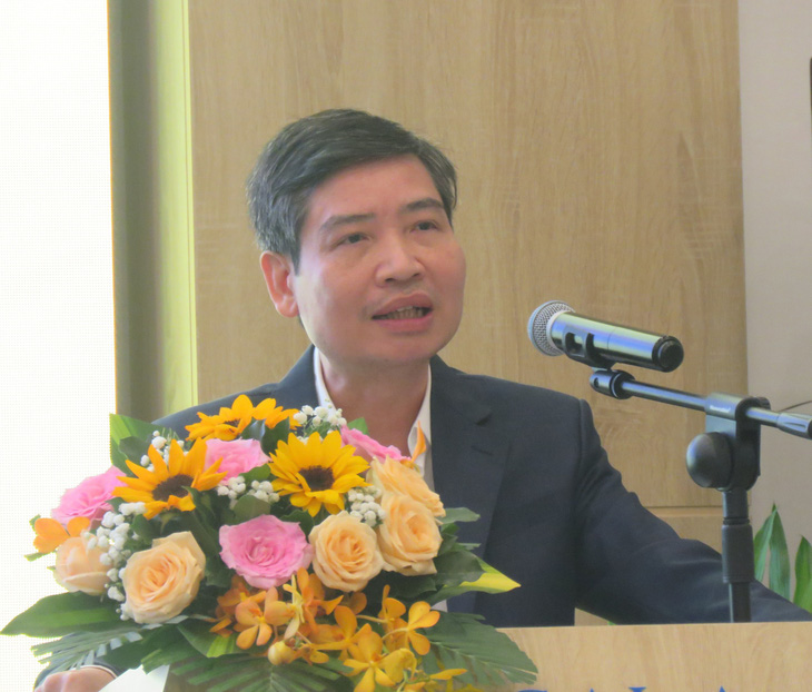 Chủ tịch UBND tỉnh Phú Yên Tạ Anh Tuấn cam kết tỉnh sẽ đồng hành, tạo điều kiện tốt nhất để doanh nghiệp đầu tư, làm ăn, phát triển - Ảnh: NGUYỄN HOÀNG