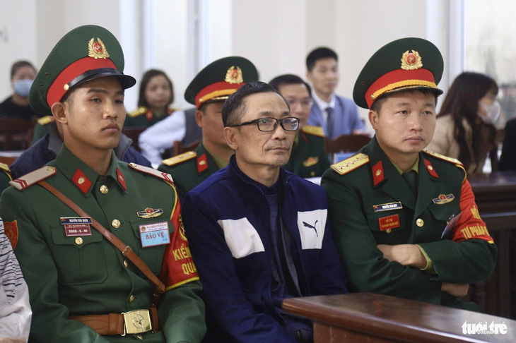 Bị cáo Trịnh Thanh Hùng tại tòa - Ảnh: DANH TRỌNG