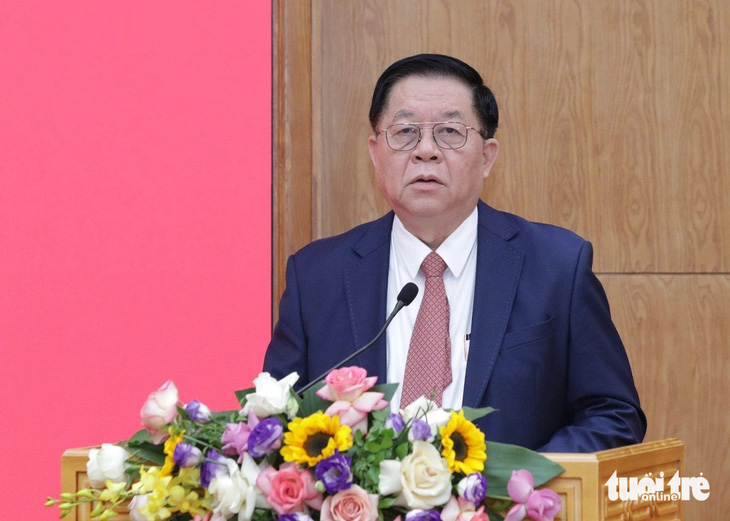 Trưởng Ban Tuyên giáo Trung ương Nguyễn Trọng Nghĩa phát biểu tại hội nghị - Ảnh: BTC