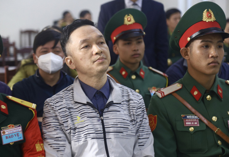Bị cáo Hồ Anh Sơn tại tòa - Ảnh: DANH TRỌNG