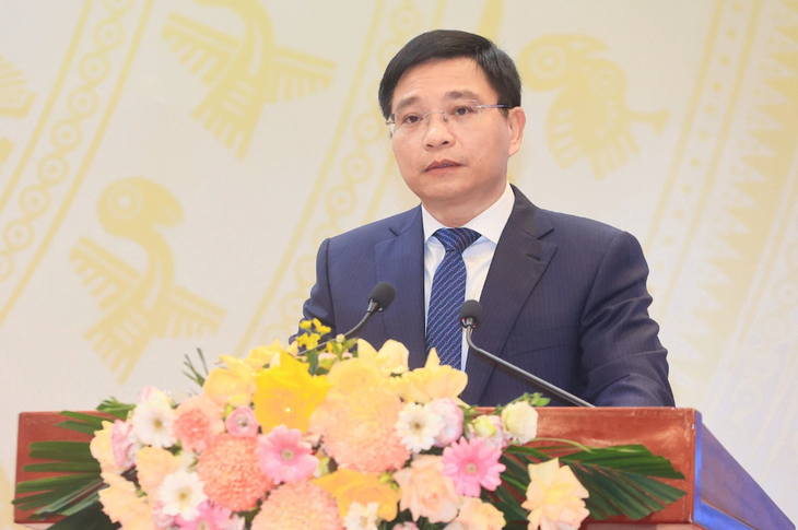 Bộ trưởng Bộ Giao thông vận tải Nguyễn Văn Thắng - Ảnh: GIA HÂN