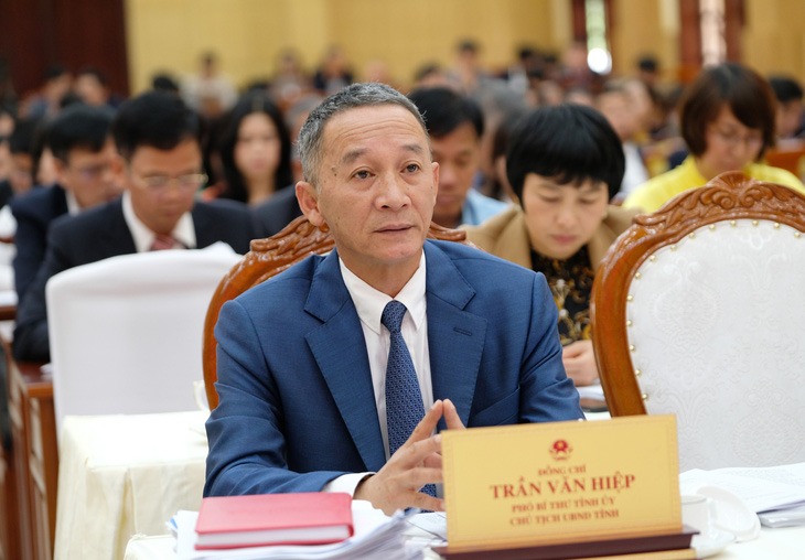 Ông Trần Văn Hiệp, chủ tịch UBND tỉnh Lâm Đồng - Ảnh: M.V.