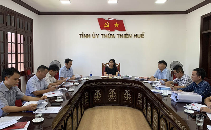 Ủy ban Kiểm tra Tỉnh ủy Thừa Thiên Huế họp, ban hành kỷ luật đối với Đảng ủy Sở Y tế Thừa Thiên Huế nhiệm kỳ 2016 - 2020 - Ảnh: https://tinhuytthue.vn